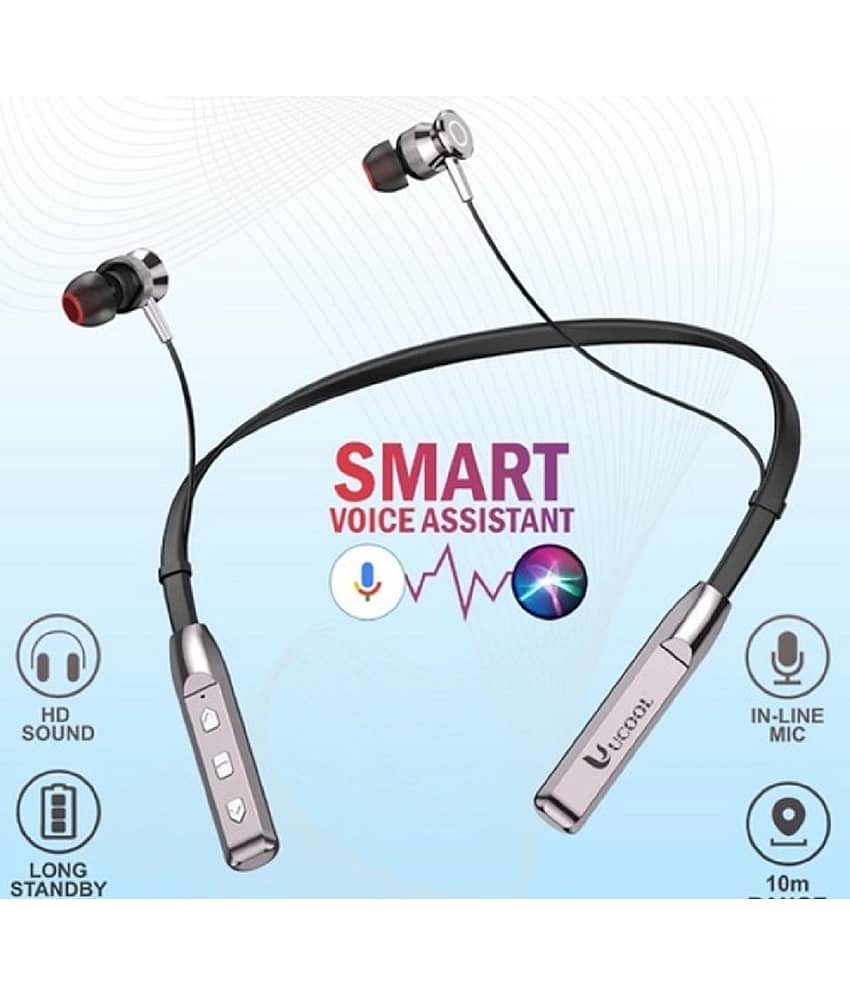 UCOOL Bluetooth Wireless Neckband In-the-ear Bluetooth Headset with Upto 30h Talktime True Wireless - Gold view 2