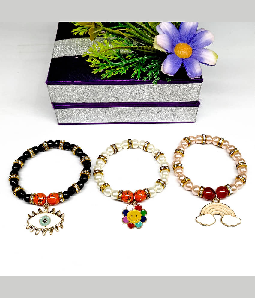 DAIVYA WELLNESS - Multicolor Bracelet ( Pack of 3 ) view 2