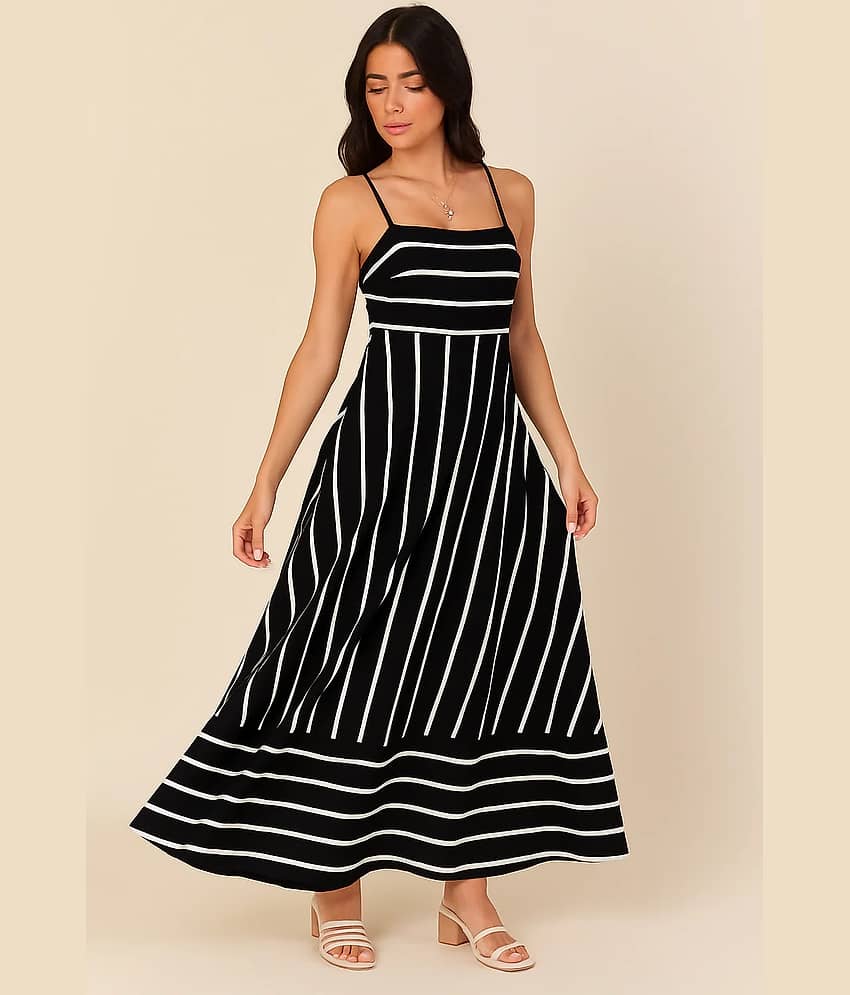 Sheetal associates Women Crepe Fit & Flare Dress ( Black ) view 2
