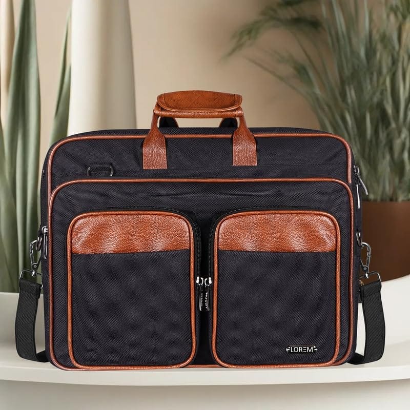 LOREM 28L Messenger Bag For Men - Faux Leather view 2
