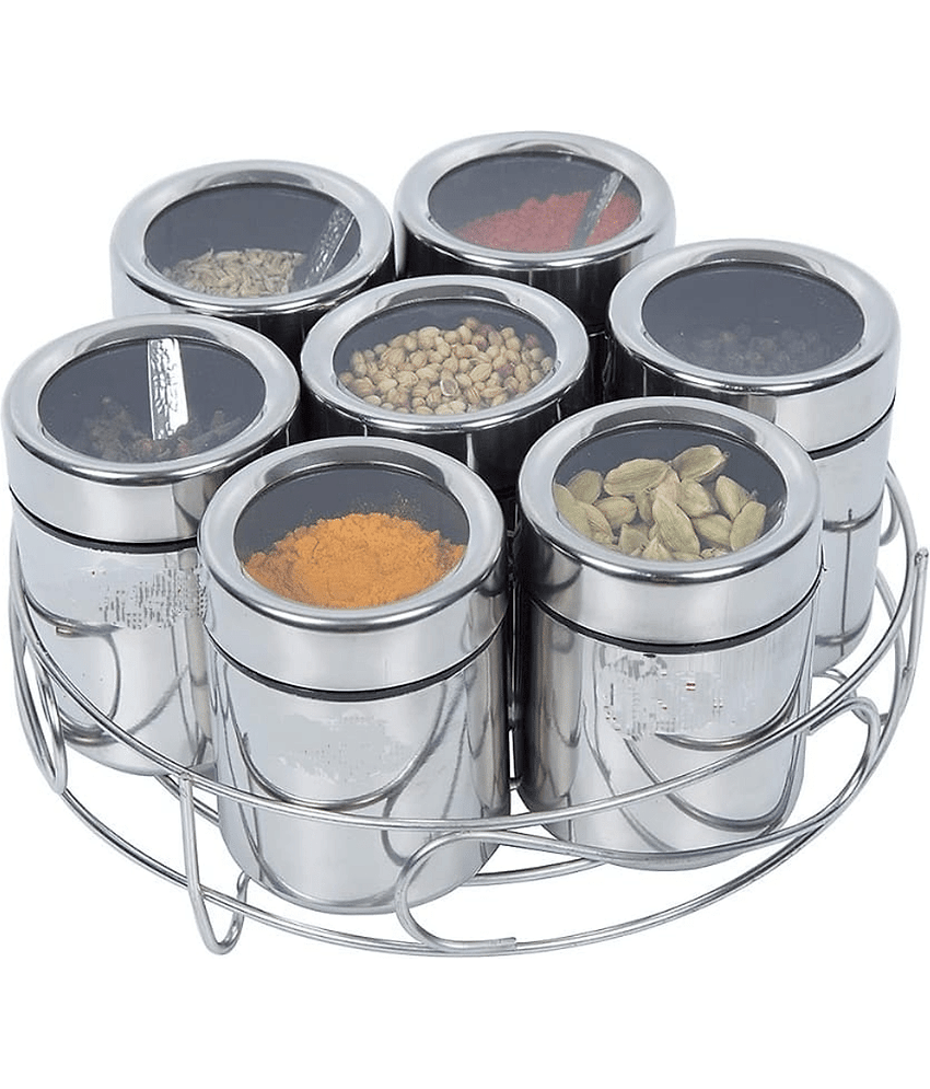 Visaxmi Steel Silver Spice Container ( Set of 1 ) view 2