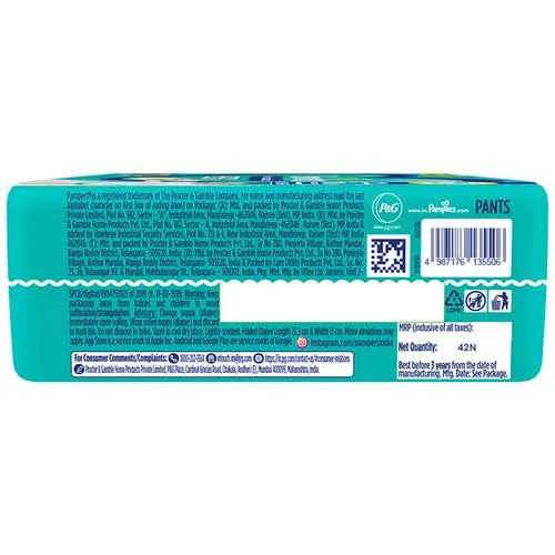 Pampers Diaper Pants XXL 42 Pcs view 2