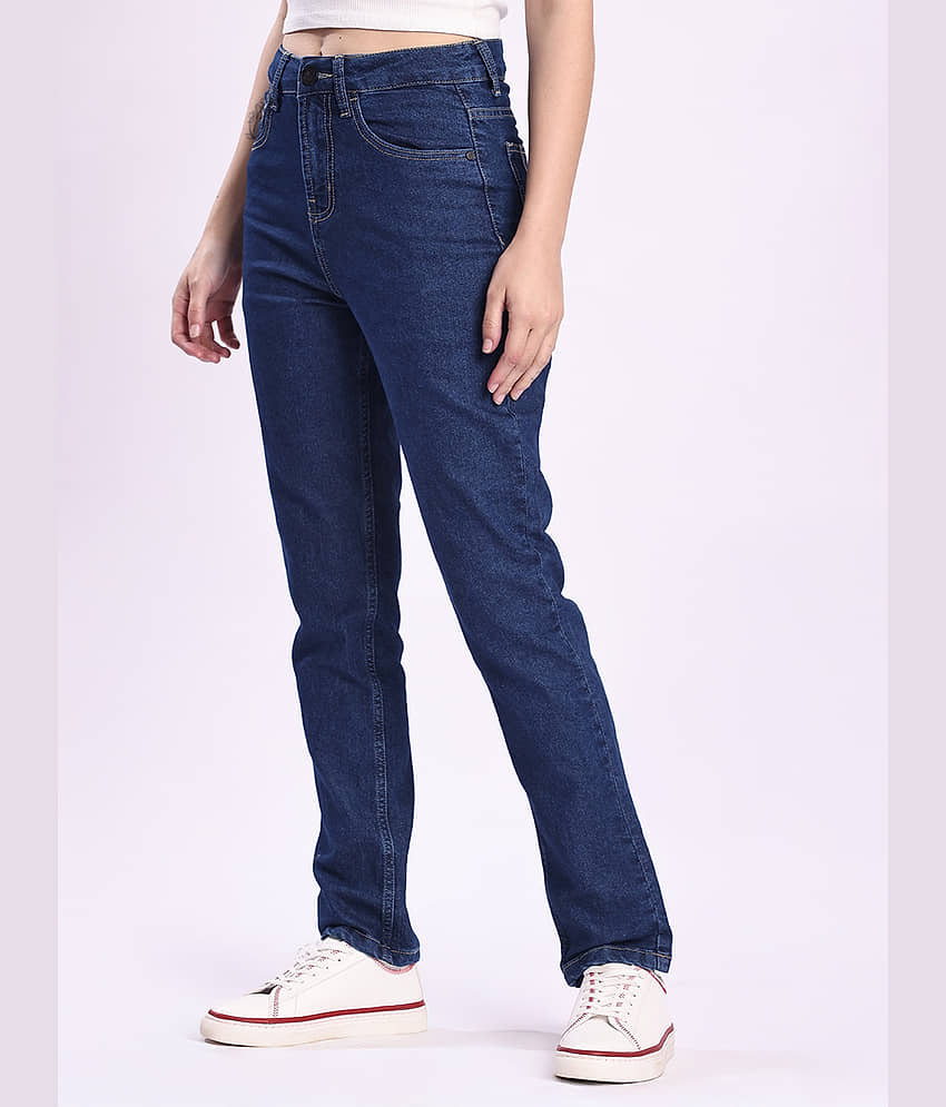 Bene Kleed Women's Slim Fit High-Rise Jeans ( Blue ) view 2