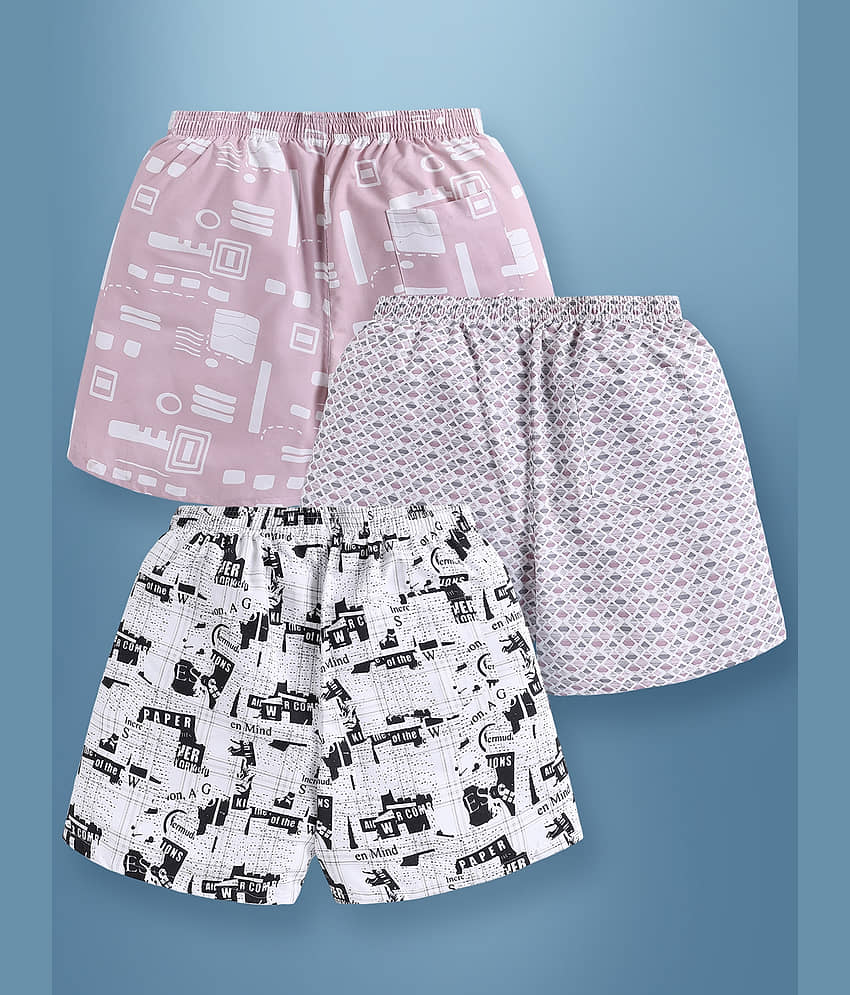 Supersquad Pack of 3 Cotton Blend Boxers For Men's ( Assorted 1 ) view 2