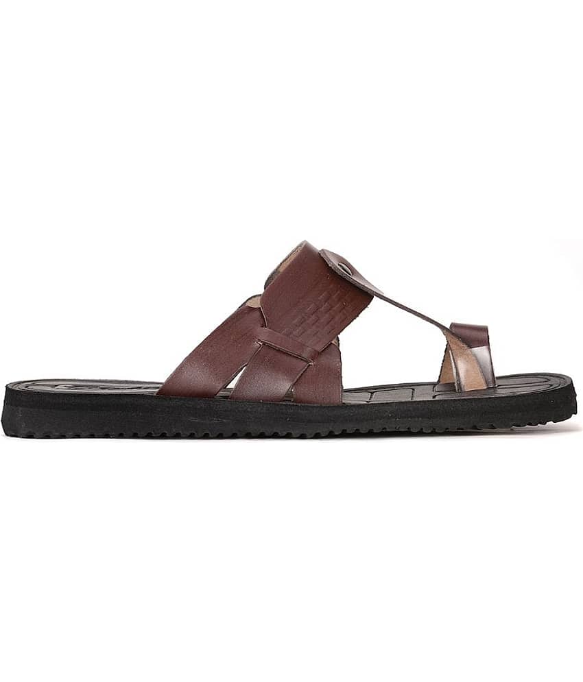 Bata - Brown Men's Sandals view 2