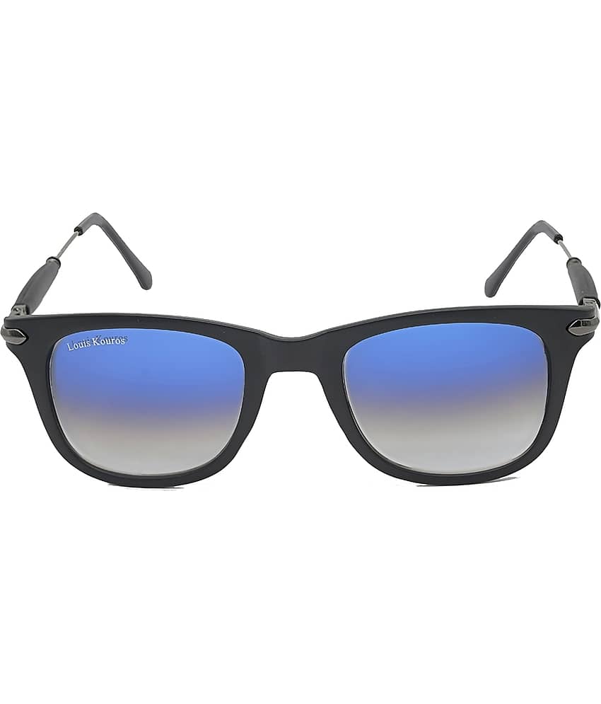 LOUIS KOUROS Black Square Sunglasses ( Pack of 1 ) view 2