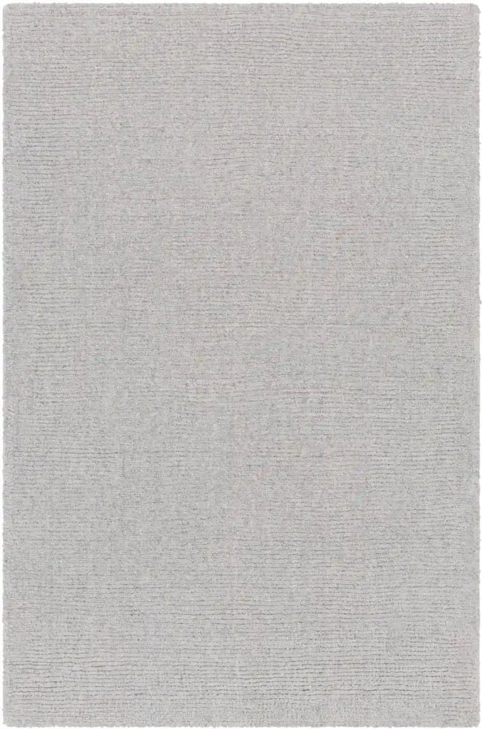 Hand Tufted Bari Gray Wool Rug view 2