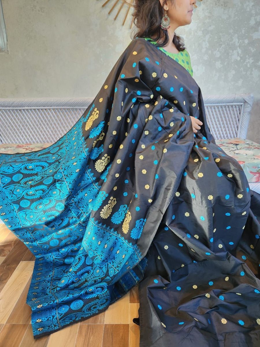 Mullberry Silk Saree view 2