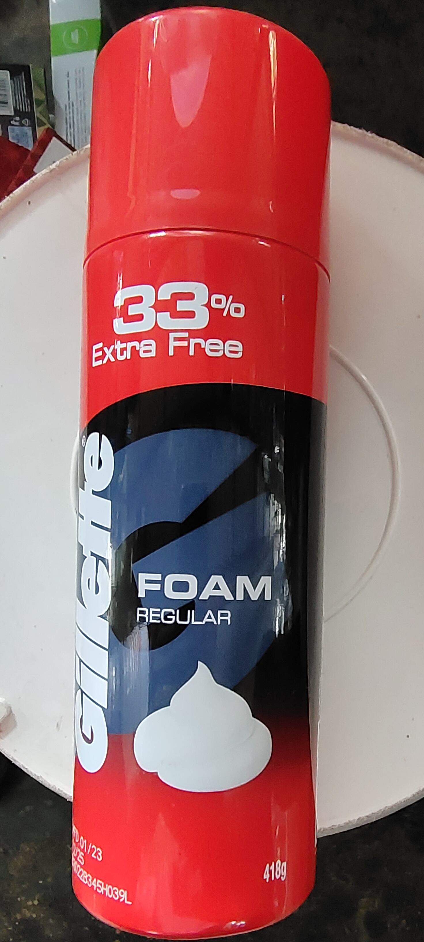 Gillette foam regular