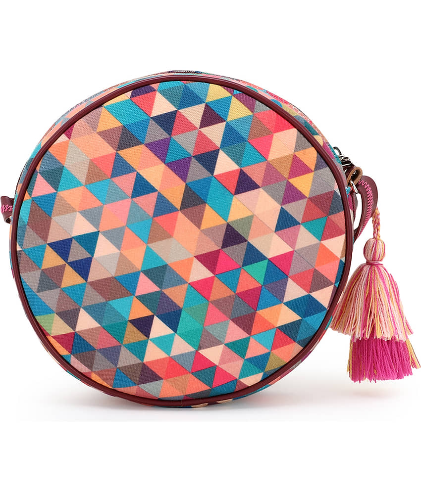 Anekaant Multi Polyster Sling Bag view 2