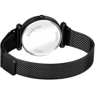 Women Black Magnet Belt Watches view 2