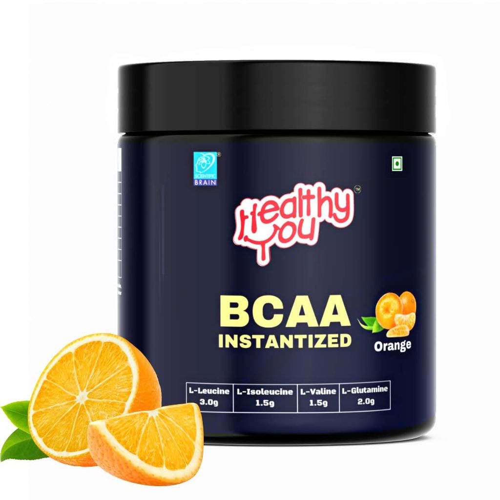 Healthy You BCAA I Pre, Post and Intra-Workout I 5g BCAA and 4g Glutamine per serving I Leucine, Isoleucine and Valine 2:1:1 ratio I 30 servings, 300g