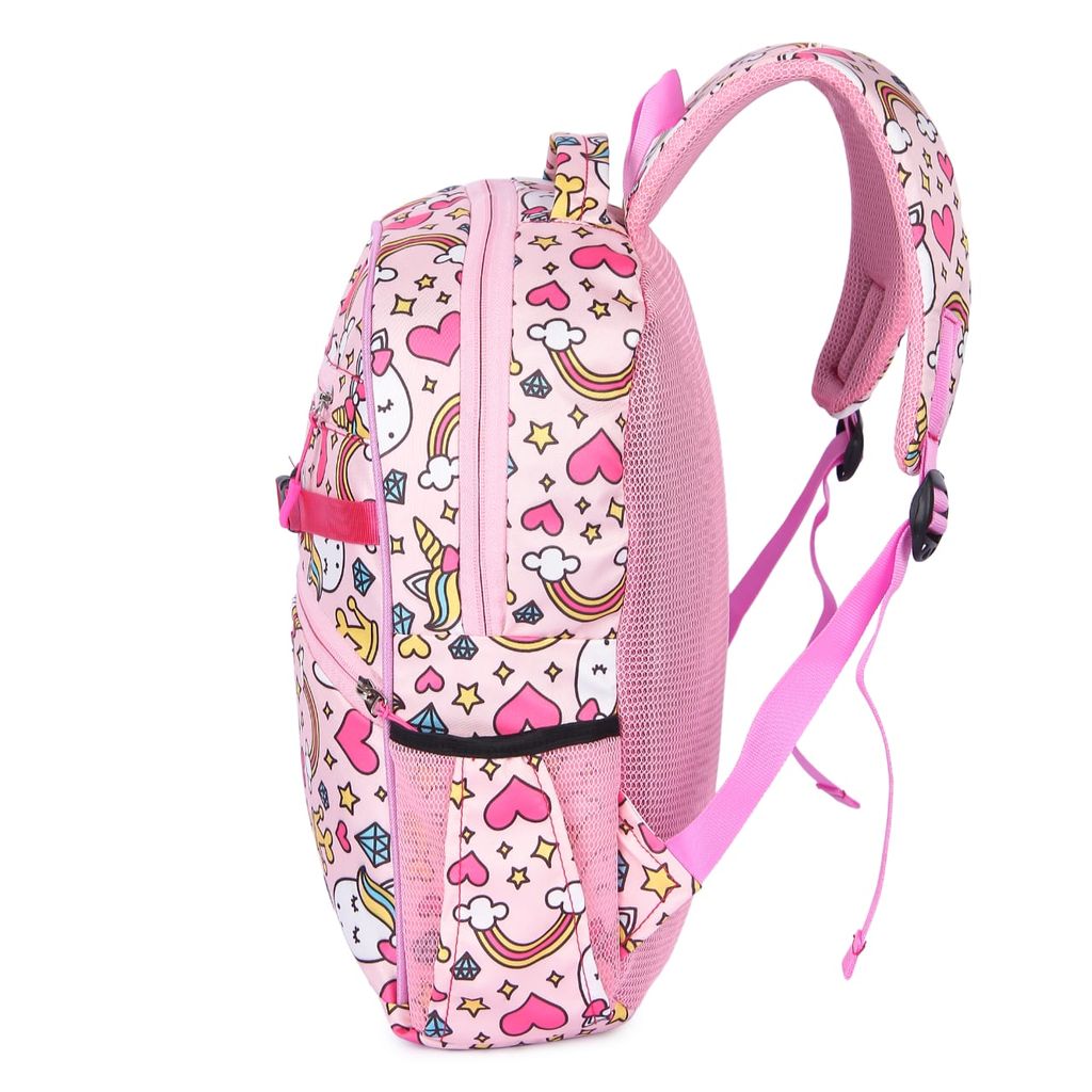 Lychee Bags Backpack Kids Polyester School Backpack (pink ) view 2