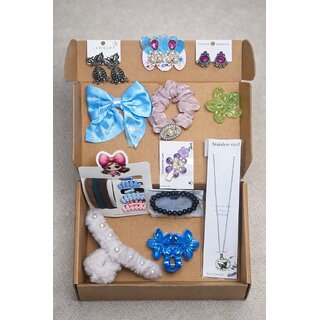 HAYA AURA Assorted Fashion Jewellery Hair Accessories Combo Set for Women view 2