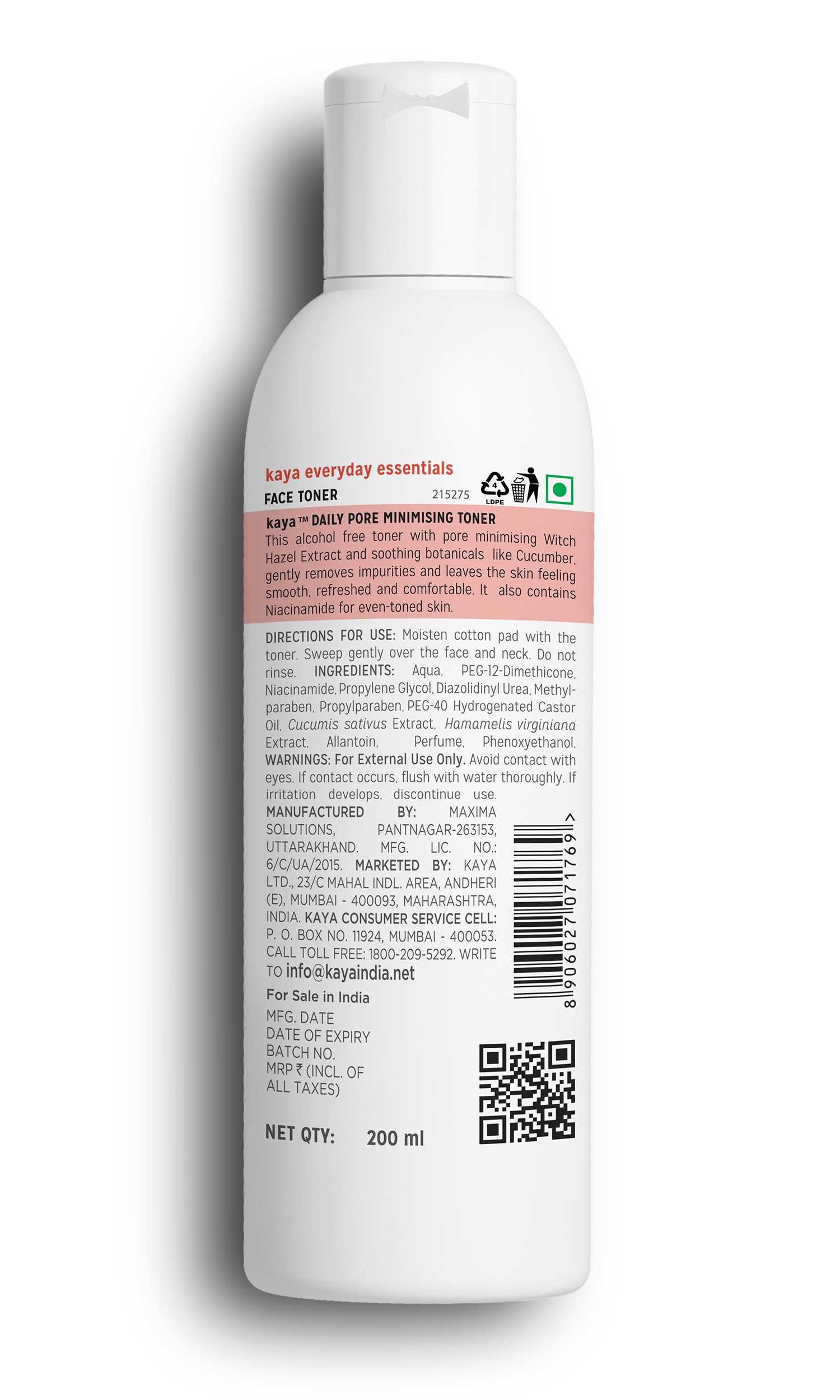 kaya Daily Pore Minimizing Toner view 2
