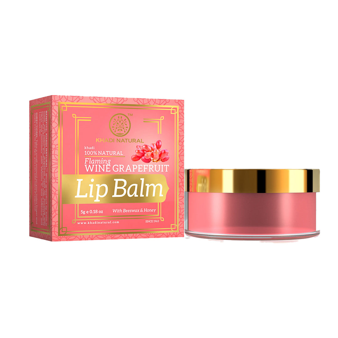 Khadi Natural Wine Grapefruit Lip Balm - 5gm view 2