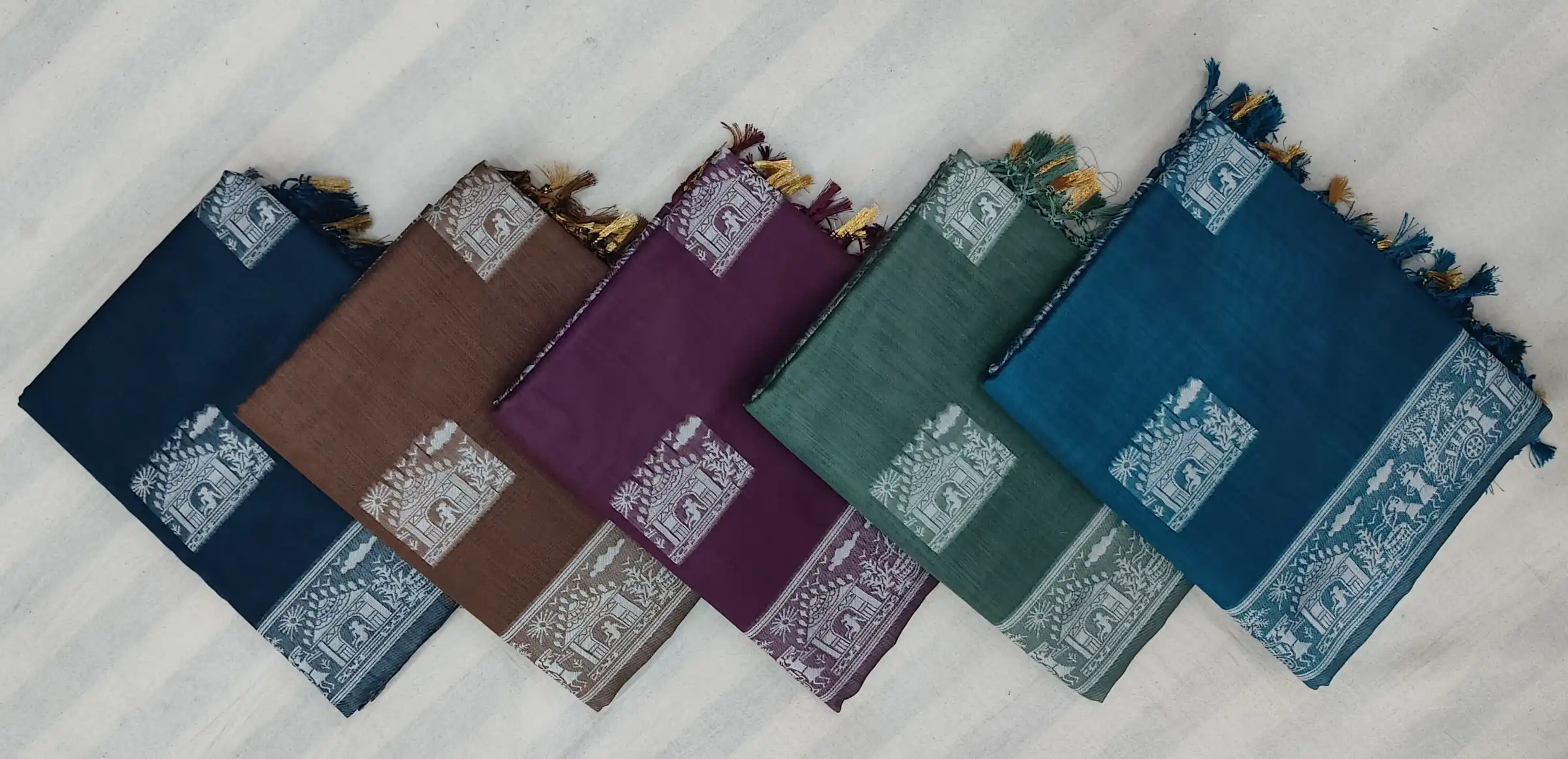 Tussar Cotton Sambalpuri Handmade Saree 8