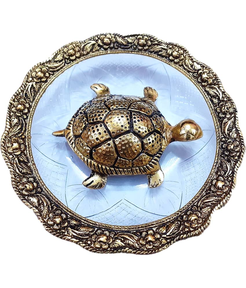 AFTERSTITCH Gold Metal Handicraft Showpiece - Pack of 1 view 2