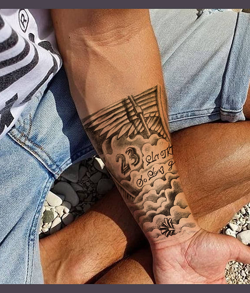 The Canvas Arts Realistic Look Waterproof Temporary Tattoo Sticker Body Tattoo view 2