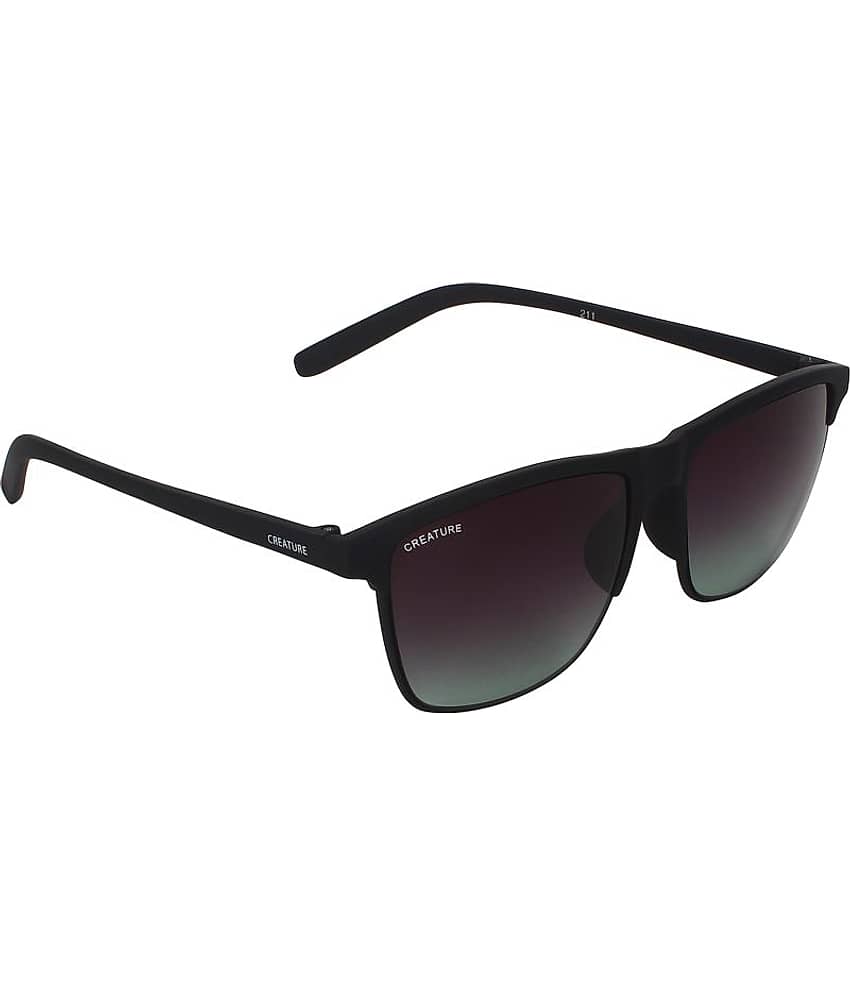 Creature - Black Square Sunglasses ( Pack of 1 ) view 2