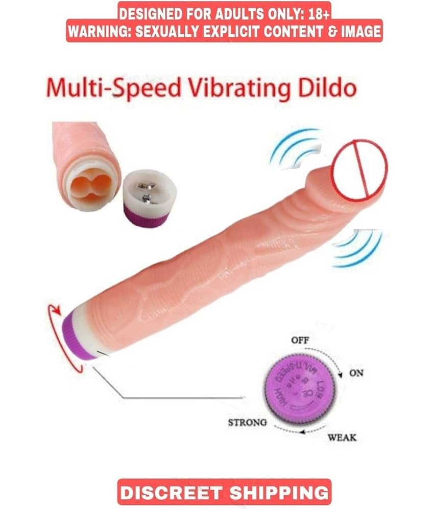 Way Of Pleasure 9 Inch Vibrating Dildo Clit Vibrator Stimulator, Realistic Penis Sex Toy for women BY-KAMVEDA view 2