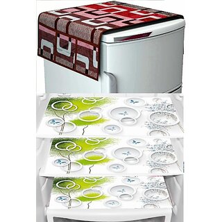 REVEXO Refrigerator Cover (Width: 20 cm, Multicolor) view 2
