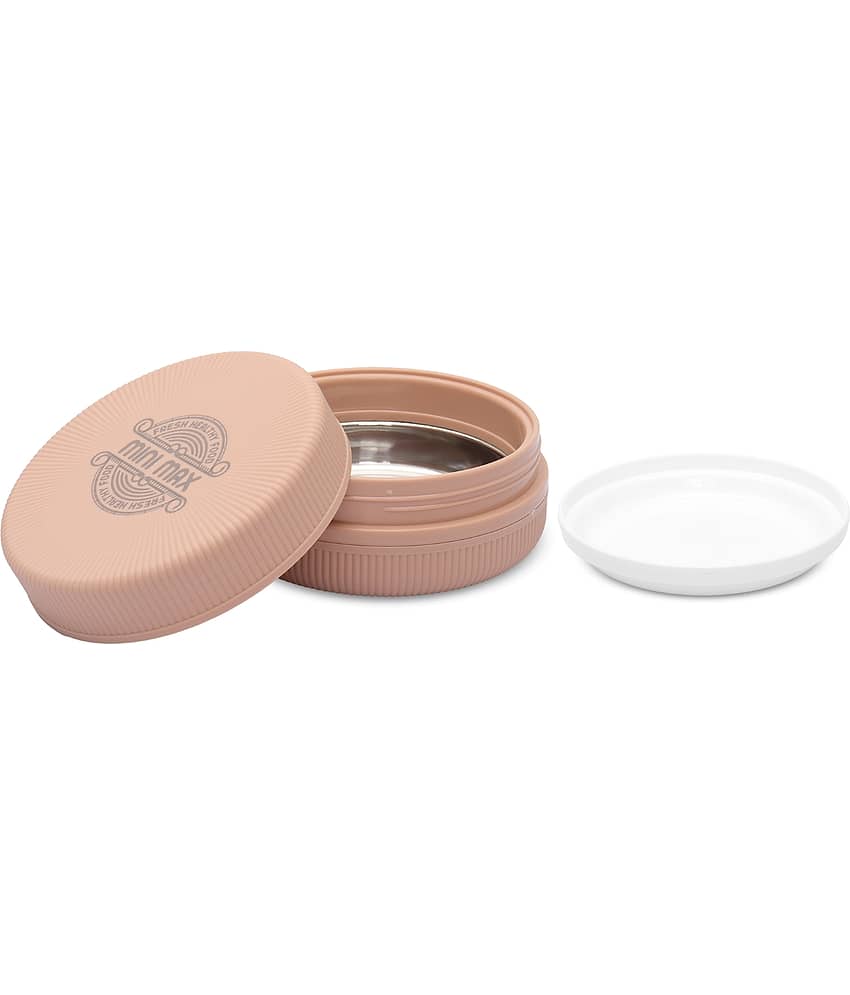 Jaypee - Peach Plastic Lunch Box ( Pack of 1 ) view 2