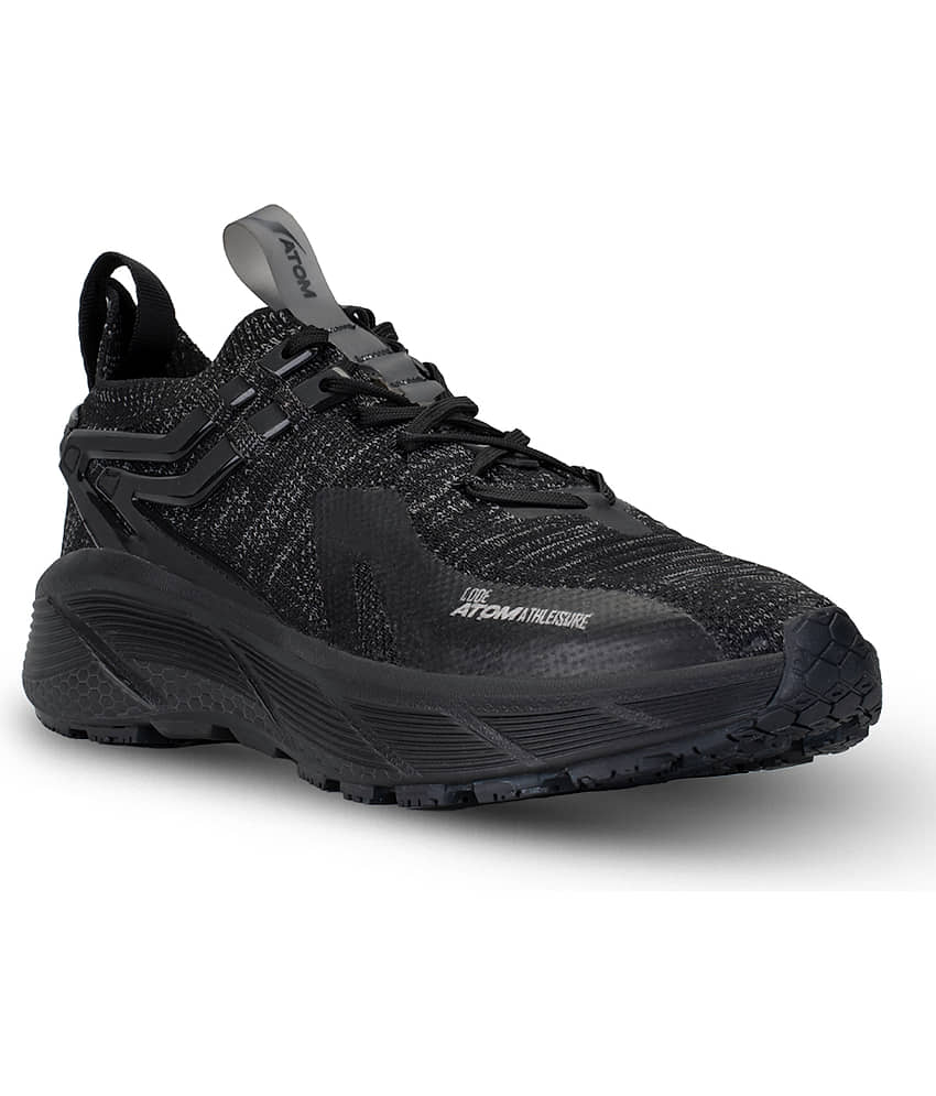 ATOM CloundRunner Black Men's Sports Running Shoes view 2