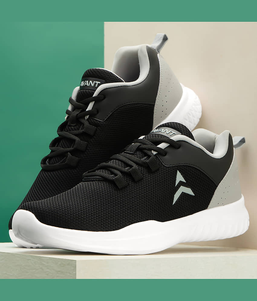 Avant Pulse Black Men's Sports Running Shoes view 2