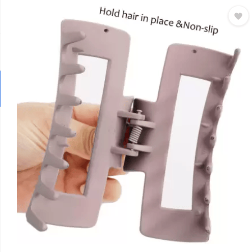 krelin Hair Clips Non-slip Hair Claw Clips Acrylic Rectangle Clips Matte Hair Clips Hair Claw (Multicolor) view 2