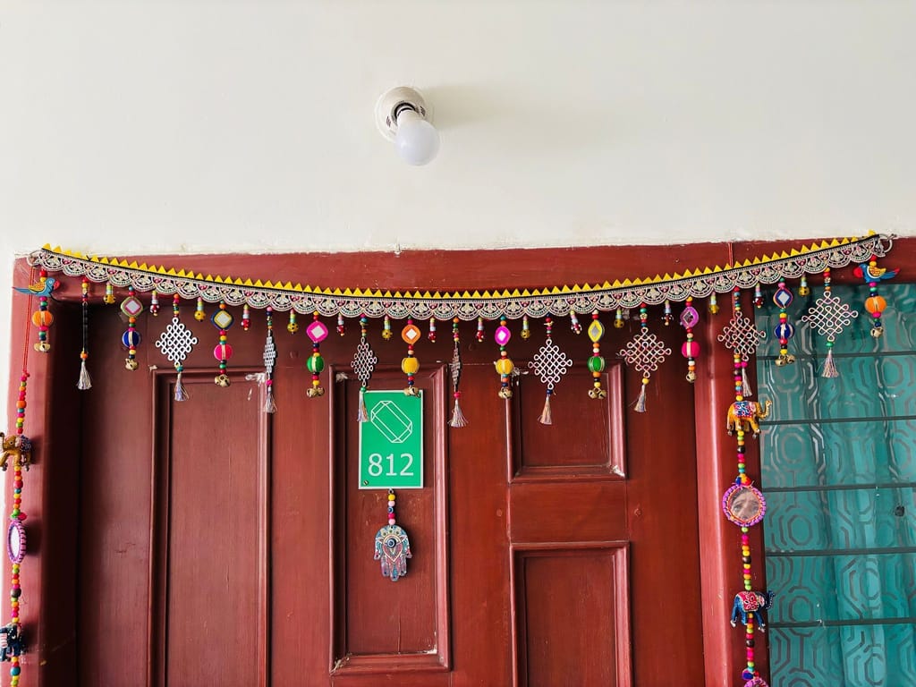 NAYANTARA: Handcrafted Sustainable Toran by Khyatiworks view 2