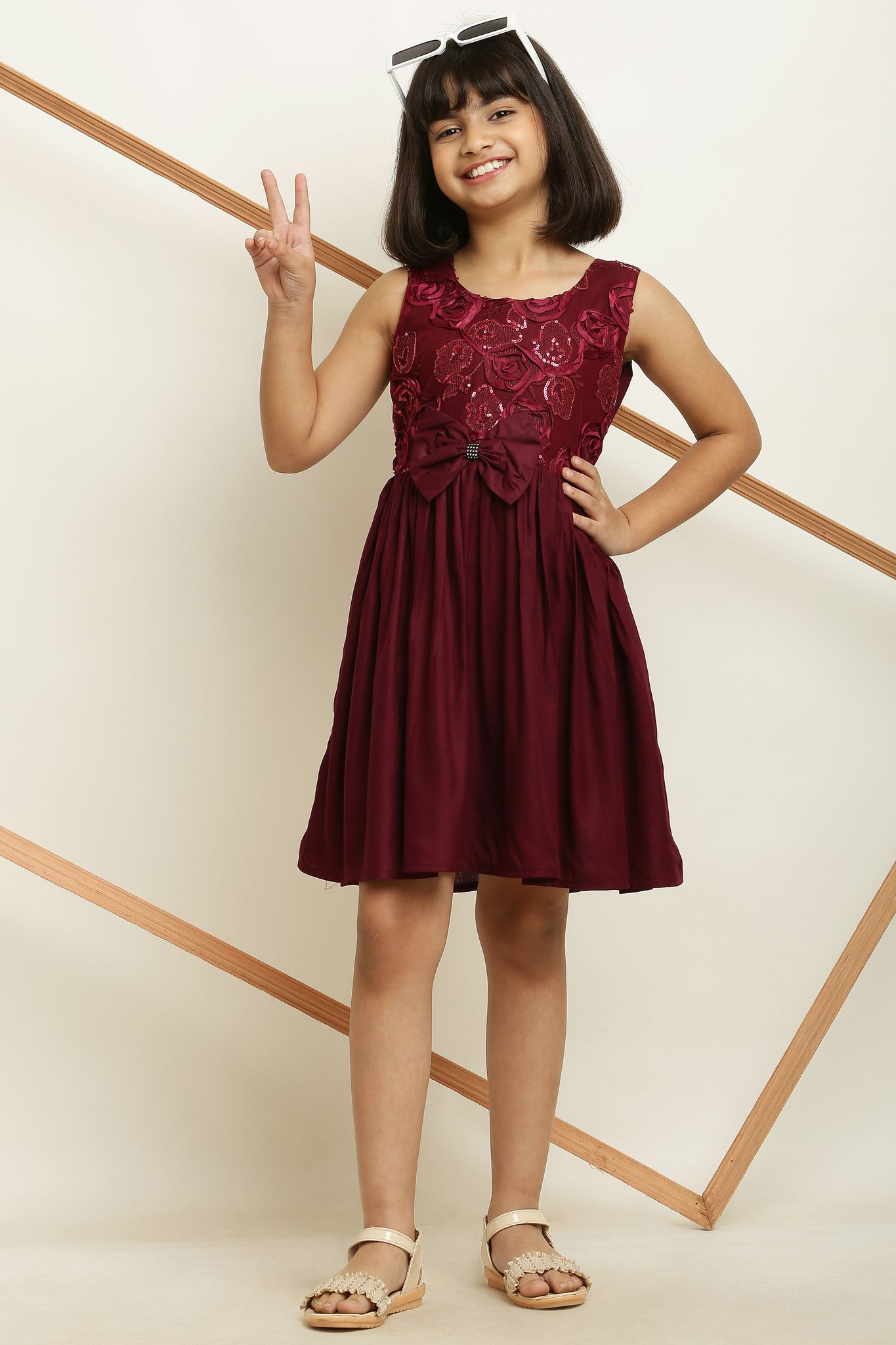 Cute Fancy Girls Frock & Dress view 2