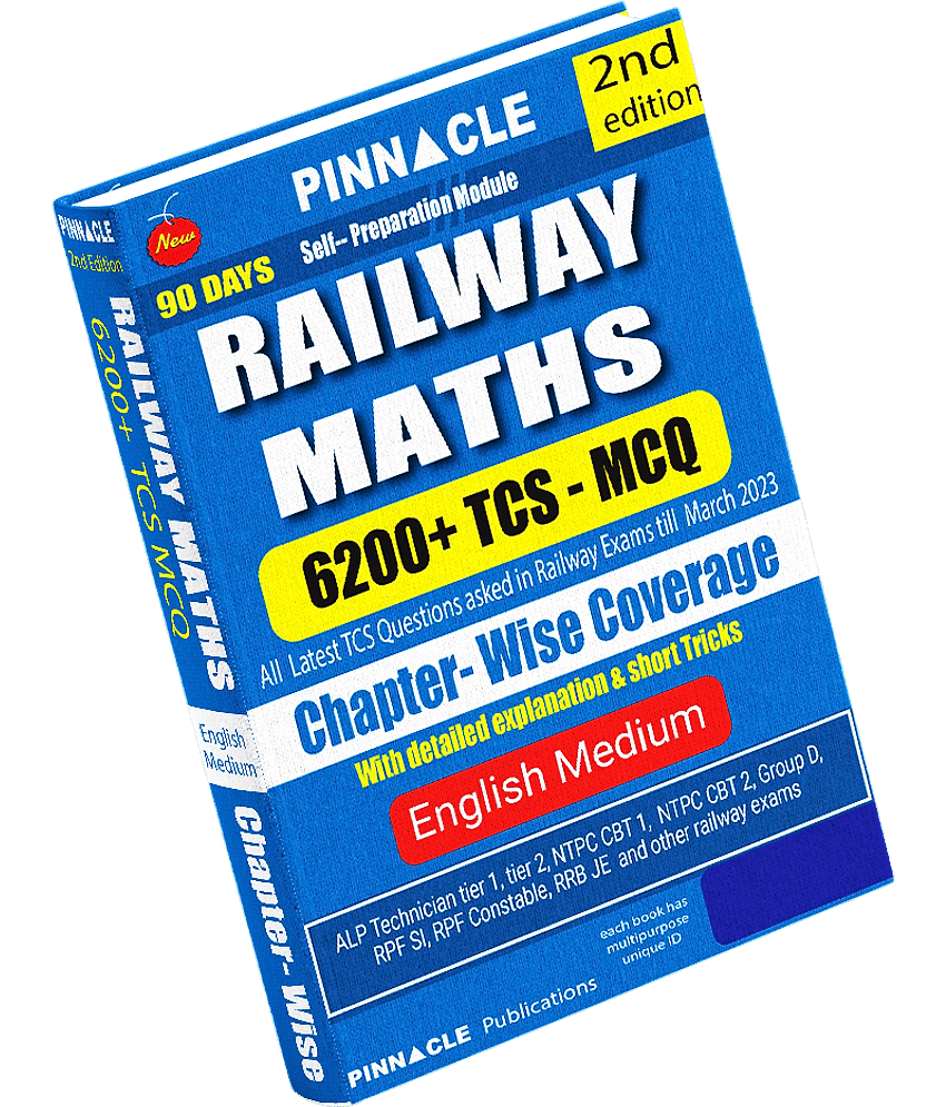 Railway Maths 6200 TCS MCQ chapter-wise with detailed explanation and short tricks english medium view 2