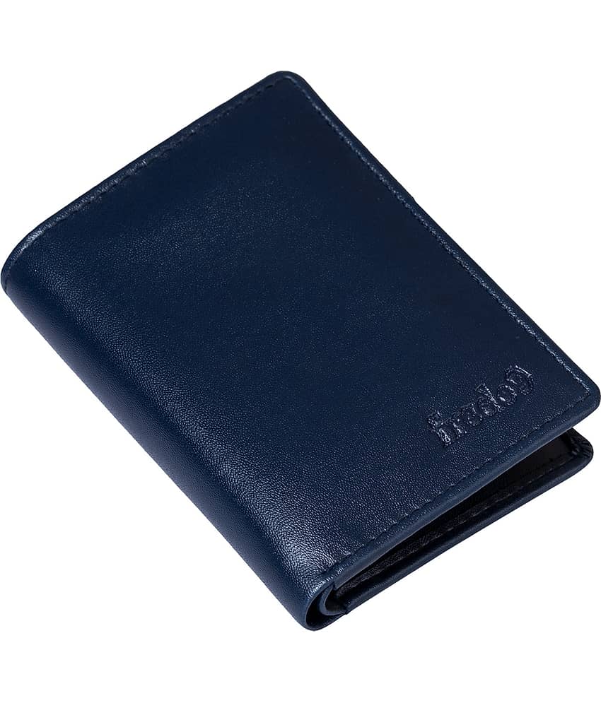 HIDEFLIX Blue PU Men's Regular Wallet ( Pack of 1 ) view 2