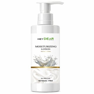 HEY DEAR Moisturizing Lotion - Hydrating Skin Moisturizer for All Skin Types, 170ml