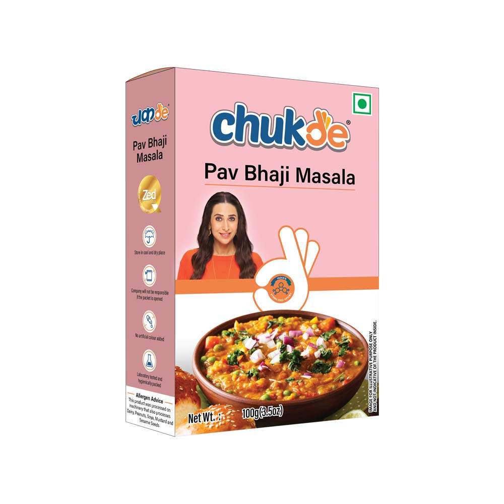 Chukde Spices Pav Bhaji Masala, 100 gm view 2