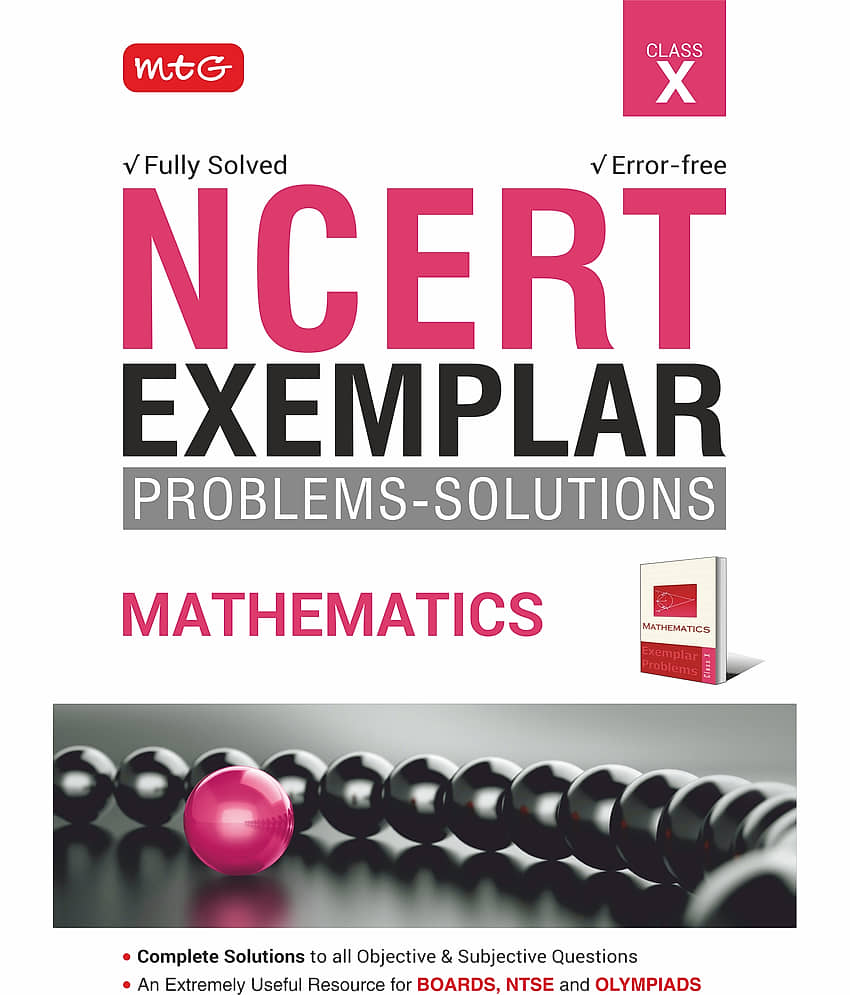 MTG NCERT Exemplar Problem Solutions Mathematics Class 10 - Complete Solution to all Objective and Subjective Questions view 2
