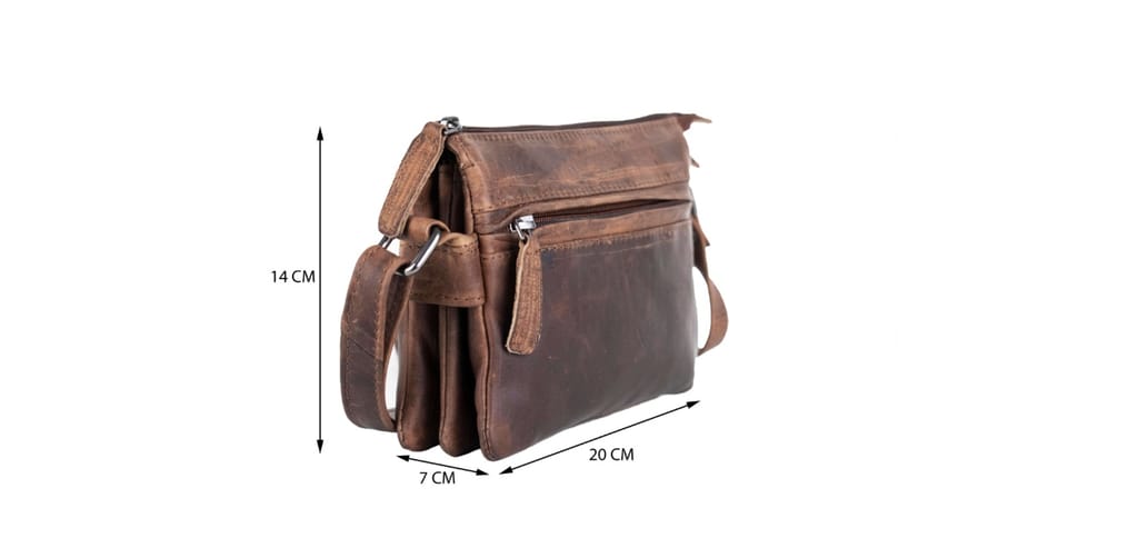 Leather Women’s Hand bag , Long With 4 Compartments. view 2
