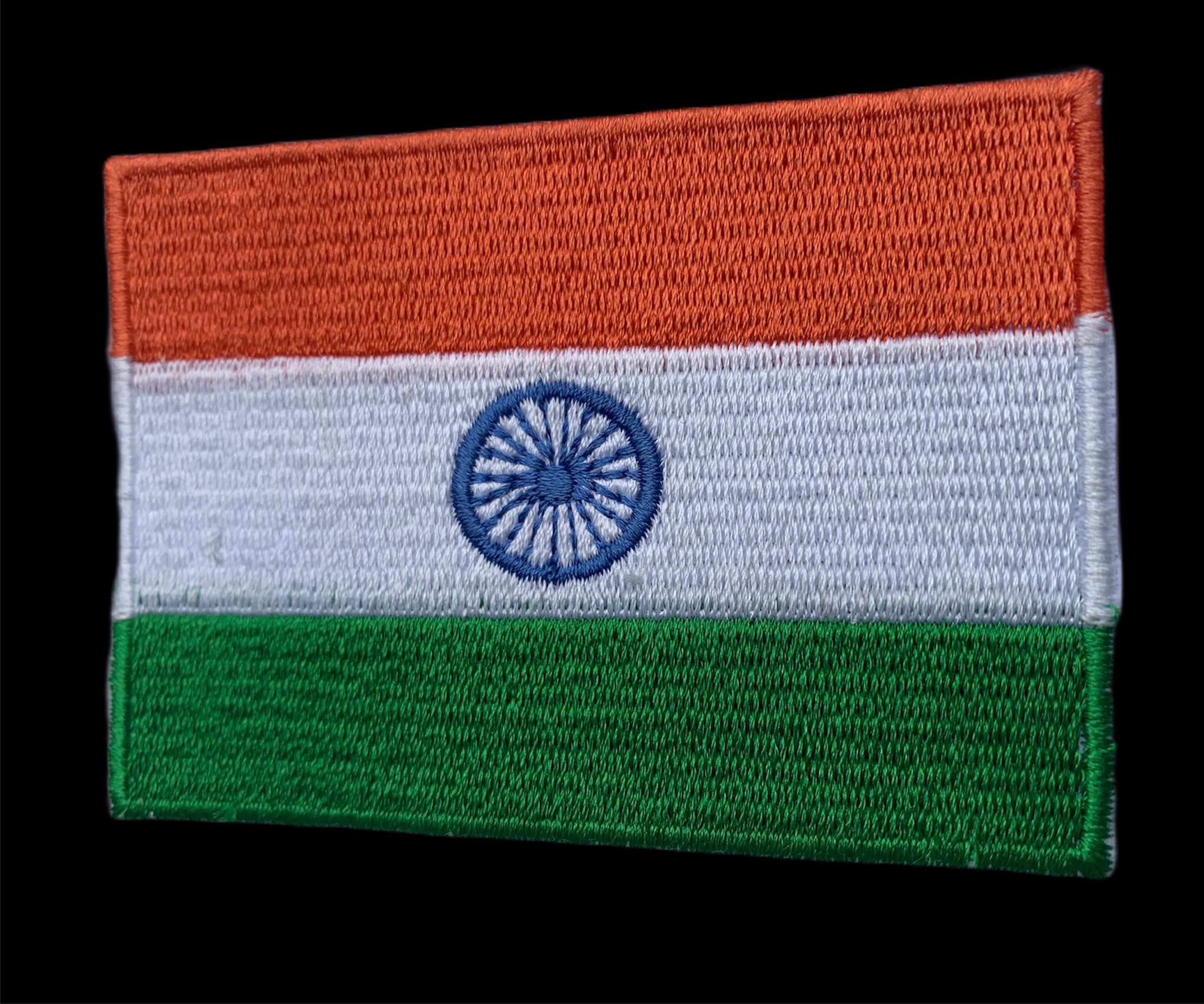 Embroidered Indian Flag Patches (Pack of 3 Pcs) view 2