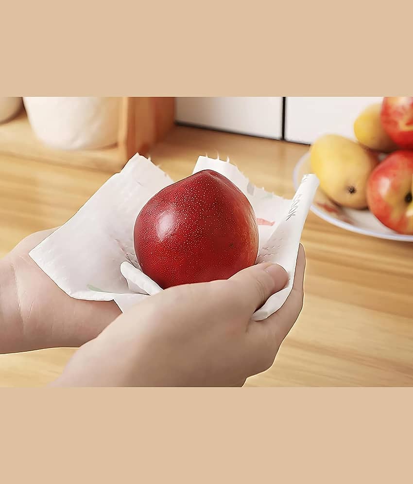 Reusable and Washable Kitchen Printed Tissue Roll Non-stick Oil Absorbing Paper Roll Kitchen Tissue Special Paper Towel Wipe Paper Dish Cloth Cleaning Cloth pack of 1 view 2