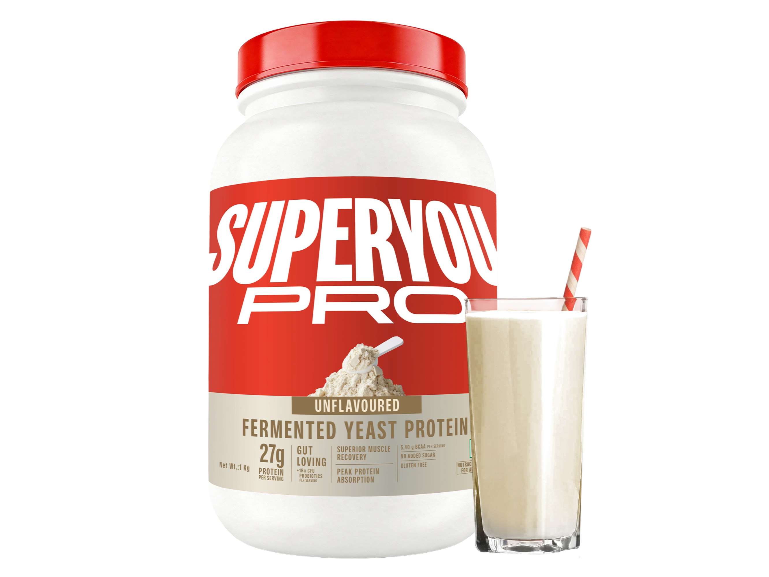 UNFLAVOURED 1 KG - FERMENTED YEAST PROTEIN