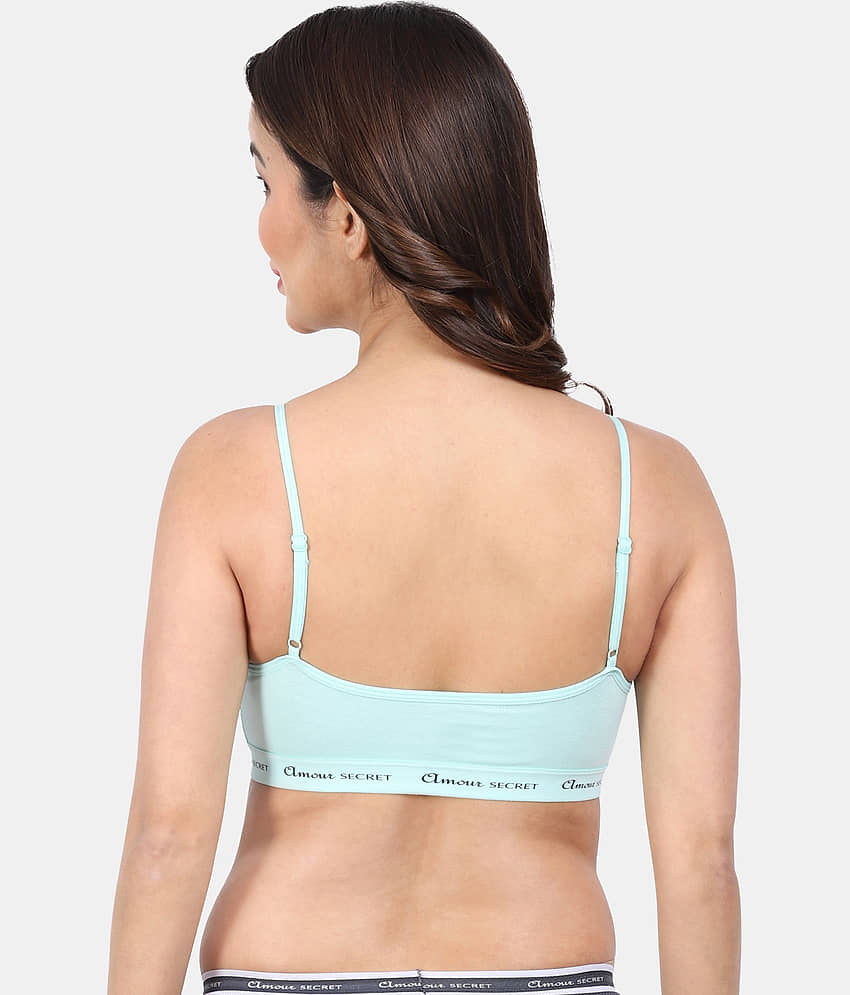 AMOUR SECRET Pack of 1 Cotton Blend Non Padded Teenage Bra For Women ( White ) view 2