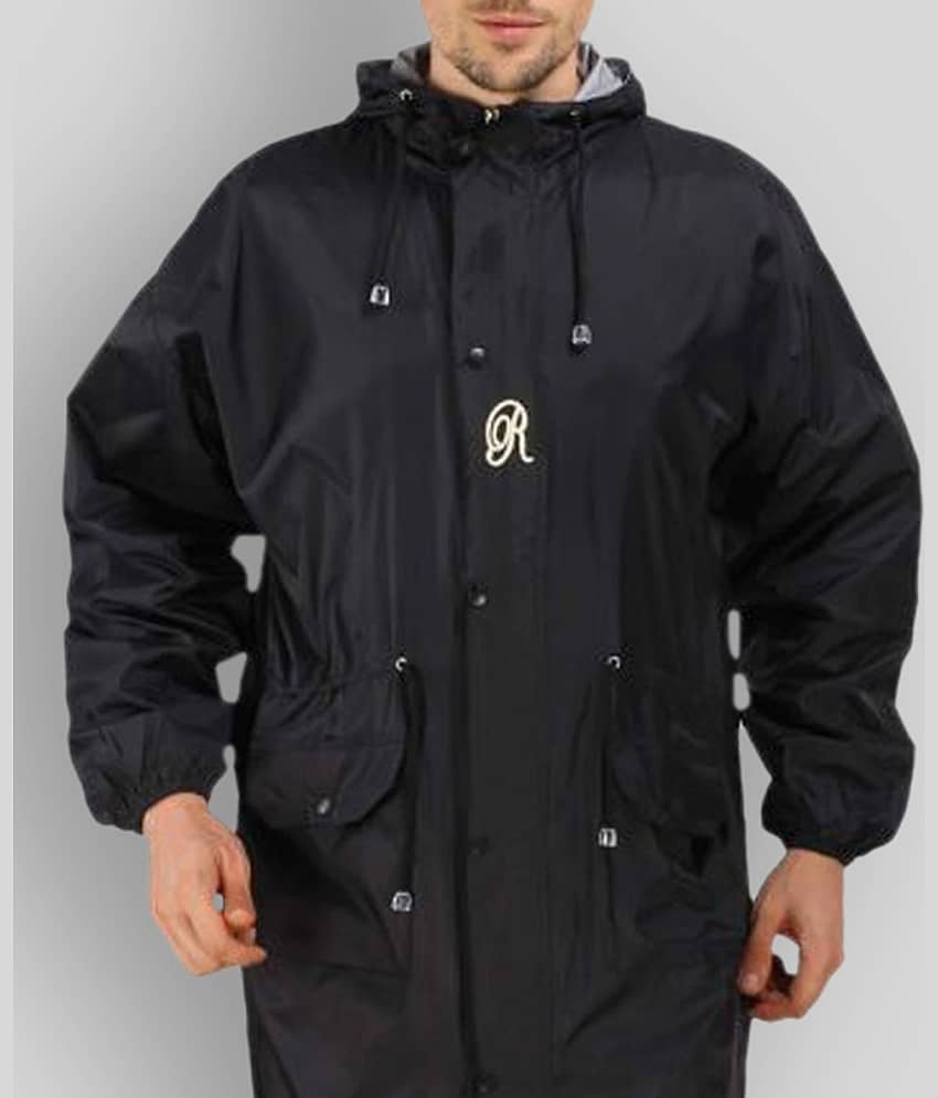 Goodluck Black Rain Coat view 2
