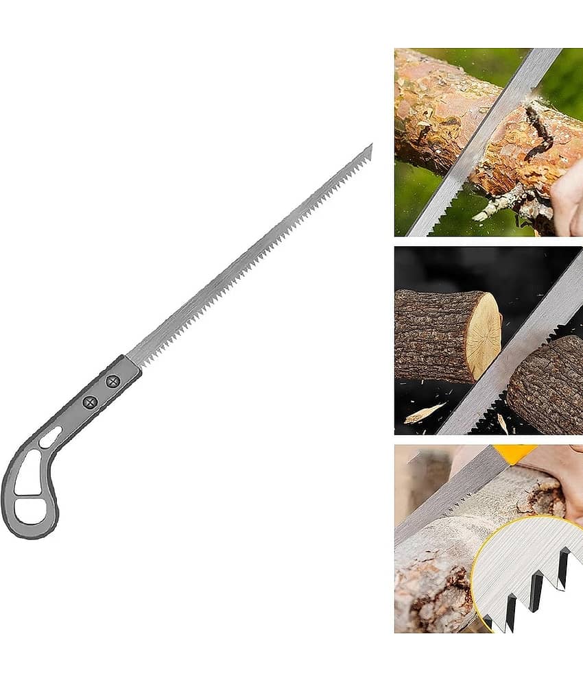 RAMDEV ENTERPRISE Outdoor Portable Manual Hand Saw, 9 Inch Rugged Blade, Best for Camping, Gardening, Hunting | Cutting Wood, PVC, Bone, Pruning Saw with Ergonomic Non-Slip Handle Design.