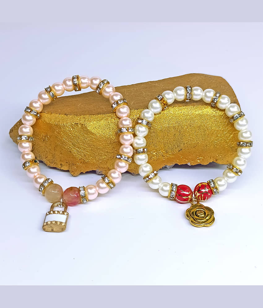 DAIVYA WELLNESS - Multicolor Bracelet ( Pack of 2 ) view 2