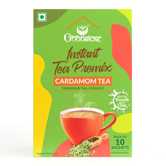 Goodricke Instant Tea Premix - Cardamom Tea & Masala Tea Combo Pack view 2
