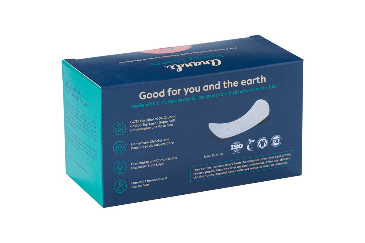 Anandi Panty Liners For Women Daily Use Liners 190 MM-40 Pieces view 2