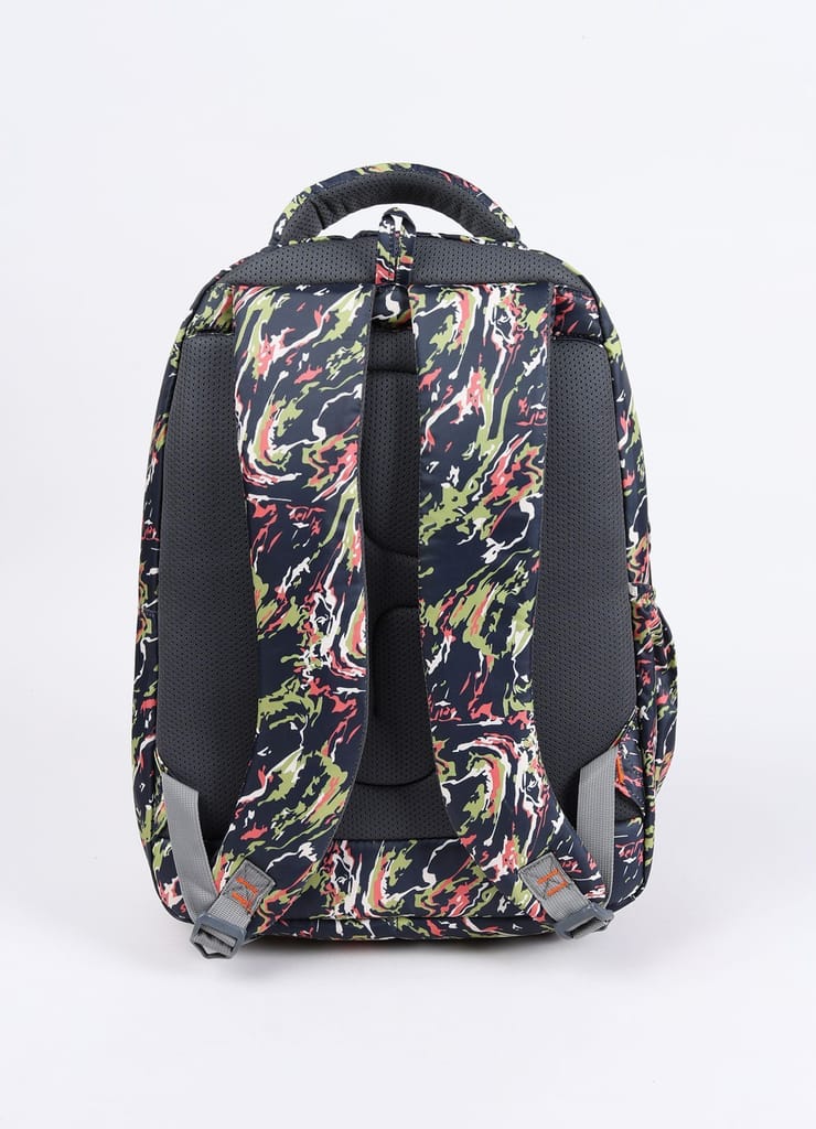 PB Pearlbags Archer 22L printed Laptop Backpack , 3 Compartments, Bottle Holder, Organizer, Premium Fabric, Water Resistant Anti Theft , School & College Bag for Boys and Girls, Office & Travel Bag for Men and Women view 2