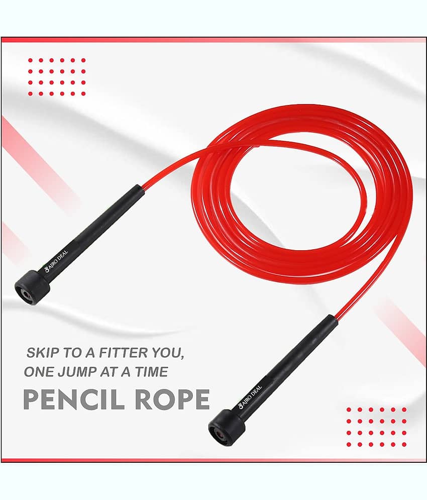 AJRO DEAL Black Skipping Rope ( Pack of 1 ) view 2