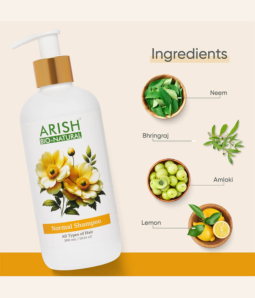 ARISH BIO-NATURAL Daily Care Shampoo 300 ( Pack of 1 ) view 2